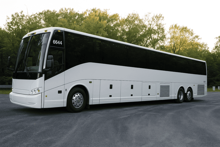 exterior of Nashua Coach Bus Service coach bus