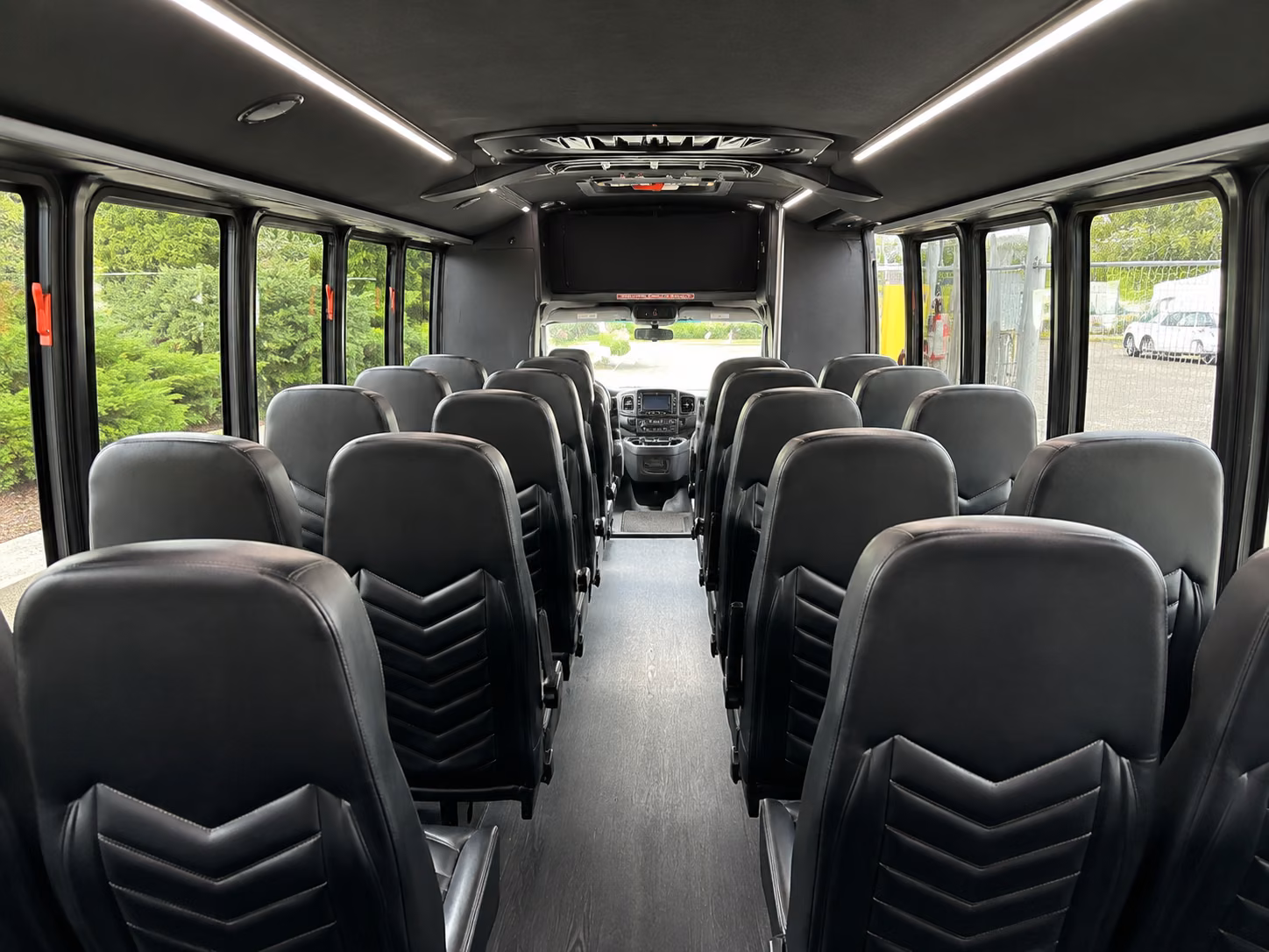 nashua 15 passenger minibus interior