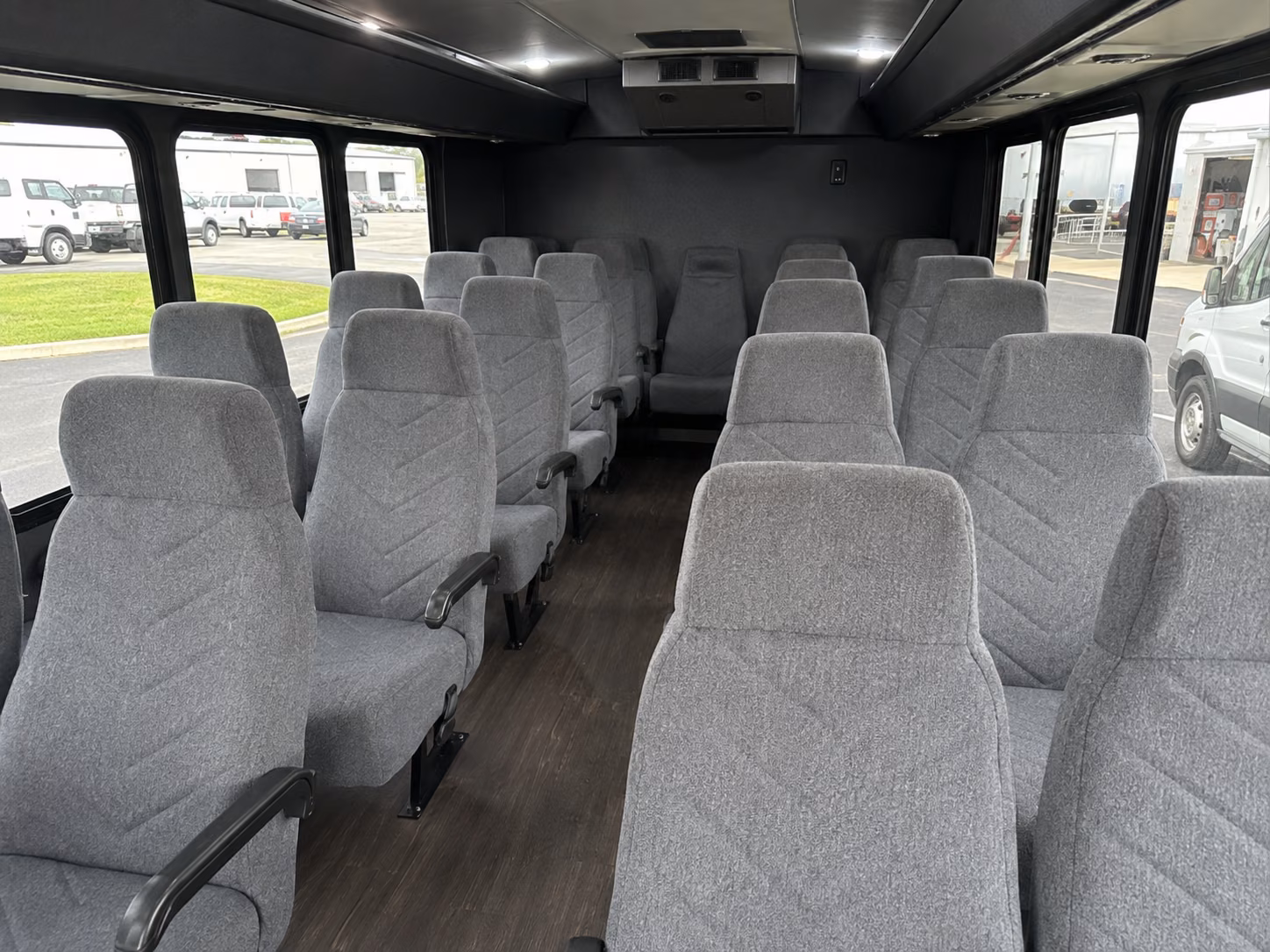 nashua 18 passenger minibus interior