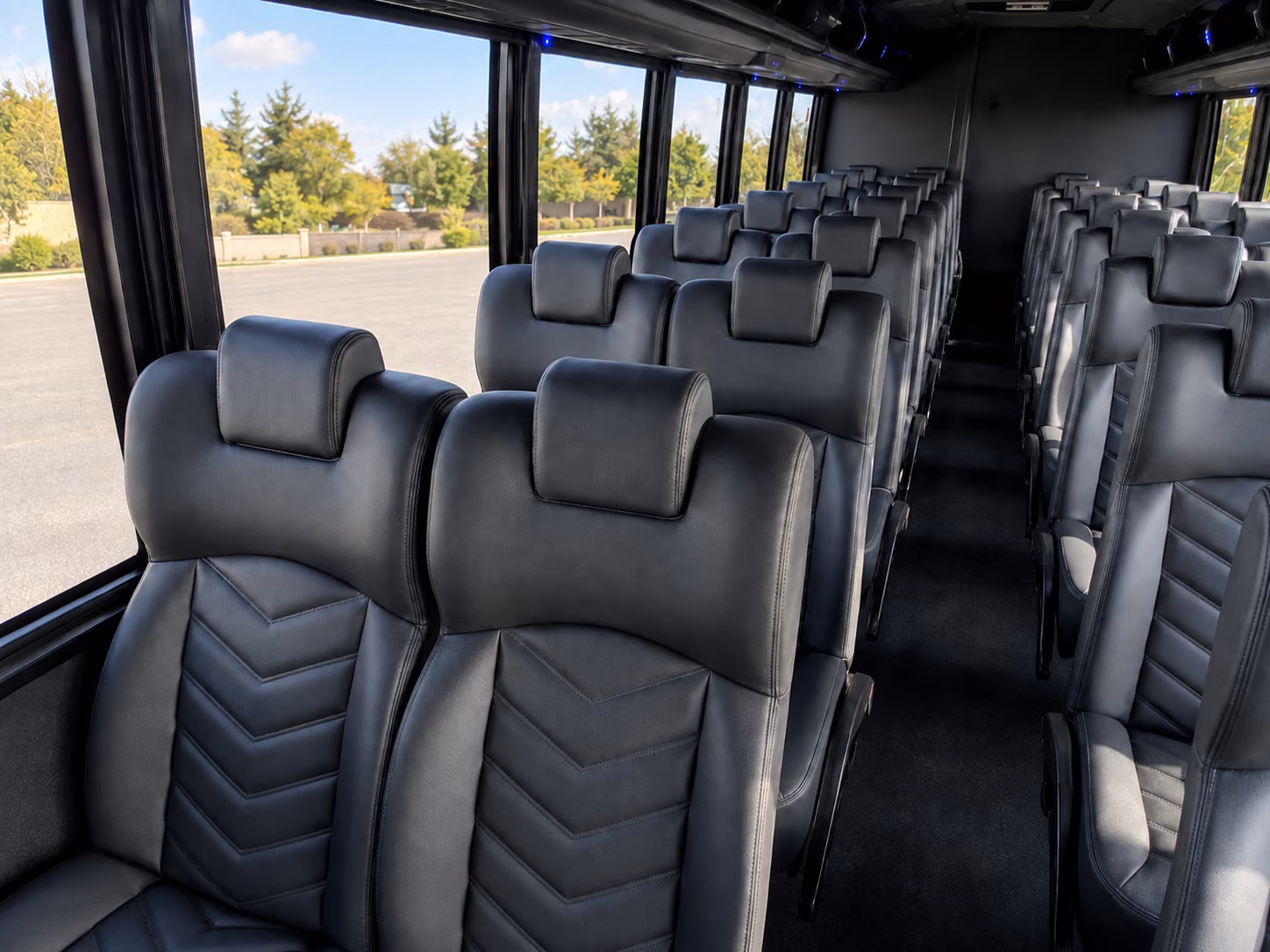 nashua 20 passenger minibus inside
