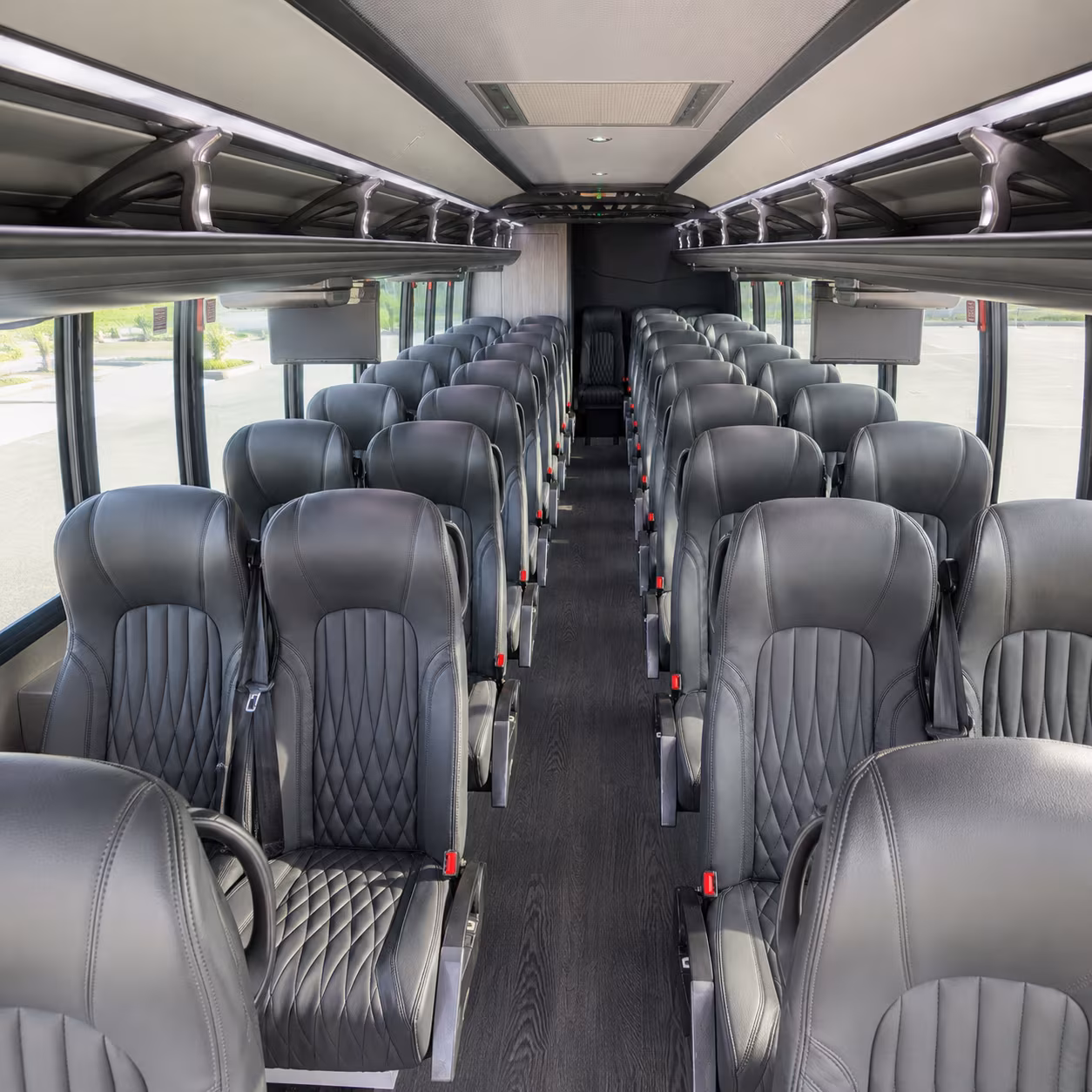 nashua 28 passenger minibus inside