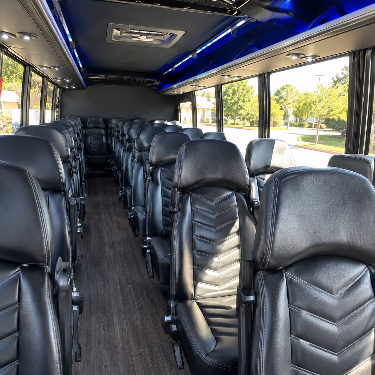 nashua 30 passenger minibus interior