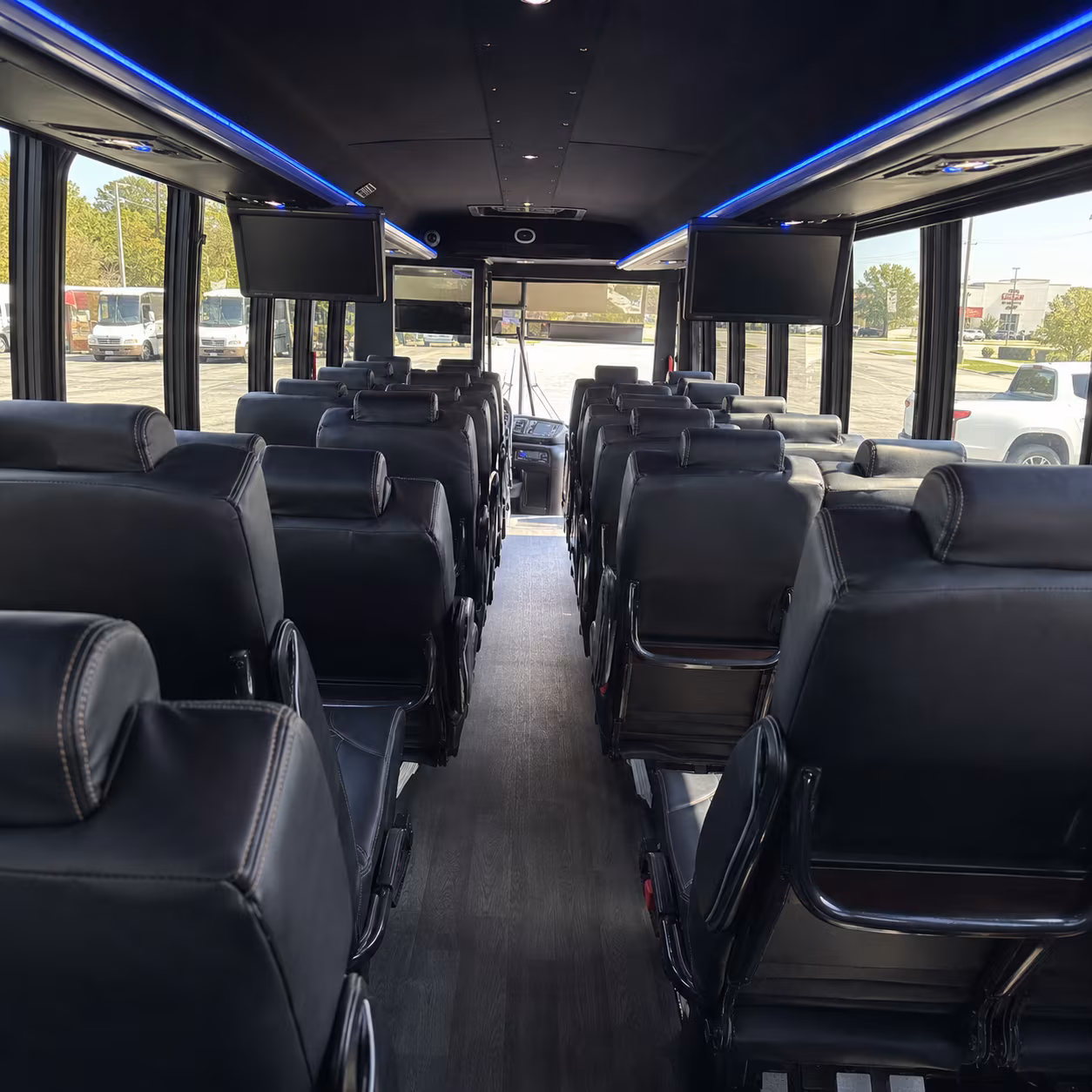 nashua 35 passenger minibus interior