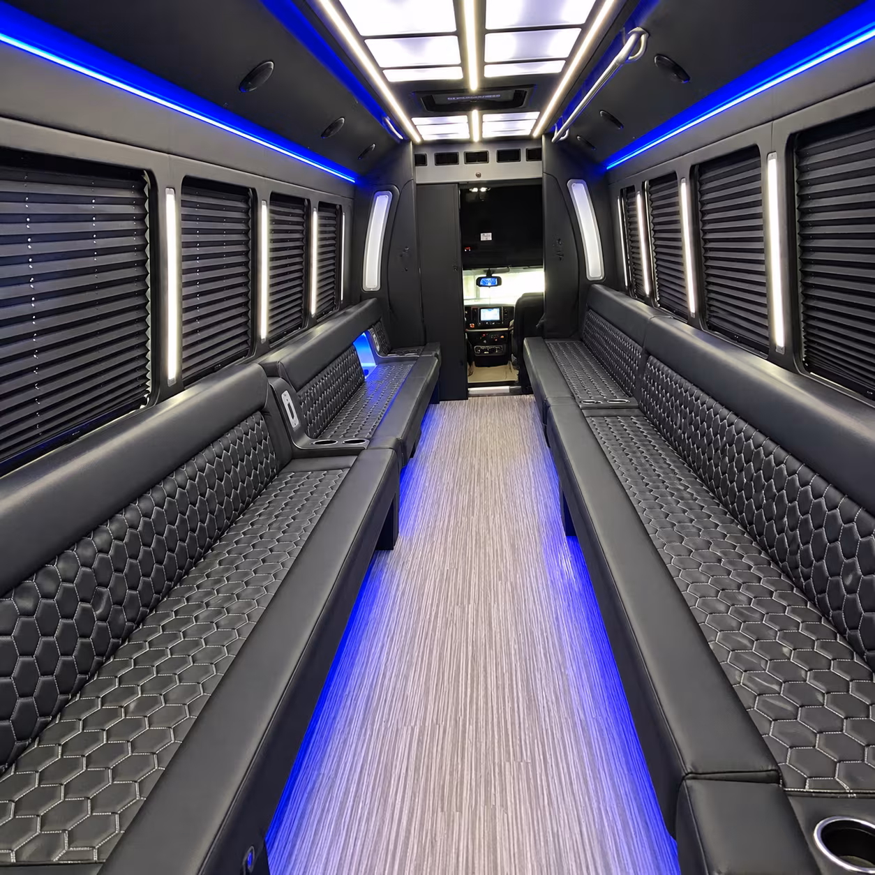 nashua party bus rental interior